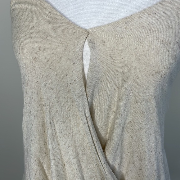 Silence & Noise Bubble Front & Wrap Cream Women's Top - Picture 2 of 11